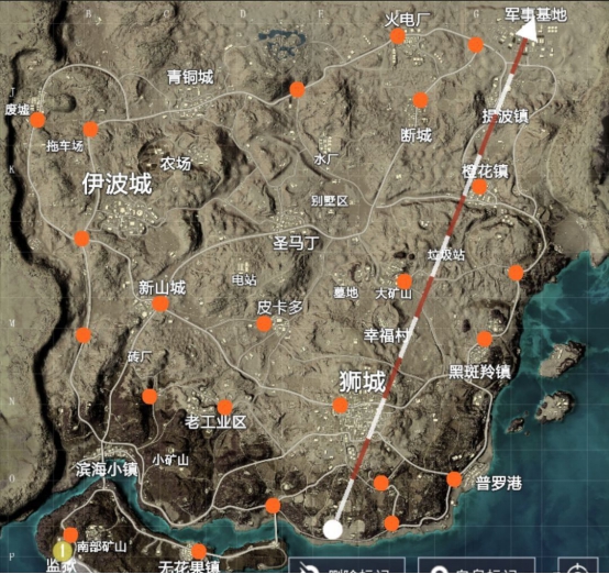 吃鸡沙漠2.0刷车点高清图分享